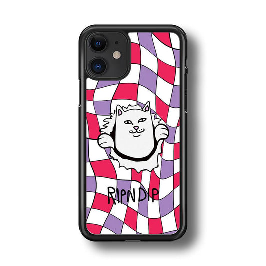 Rip n Dip Liquify Wall iPhone 11 Case-Rubber Black (2D Case)-Oxvistore