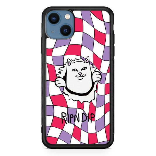 Rip n Dip Liquify Wall iPhone 14 Plus Case-Rubber Black (2D Case)-Oxvistore