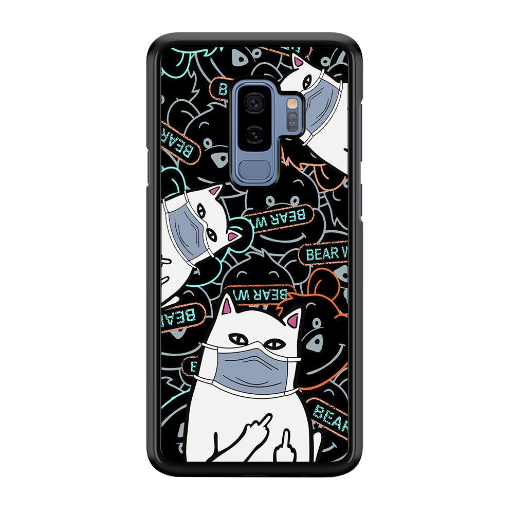 Rip n Dip Mask Master Samsung Galaxy S9 Plus Case-Rubber Black (2D Case)-Oxvistore