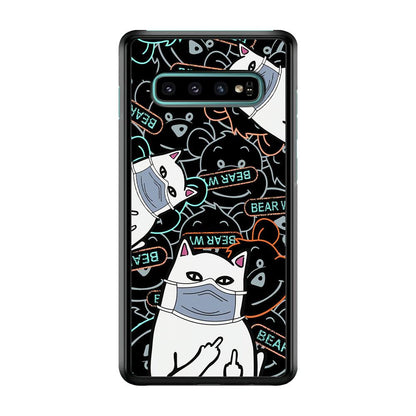 Rip n Dip Mask Master Samsung Galaxy S10 Case-Oxvistore