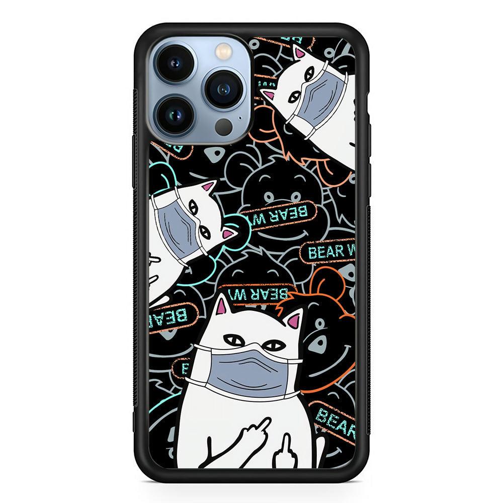Rip n Dip Mask Master iPhone 13 Pro Max Case-Rubber Black (2D Case)-Oxvistore