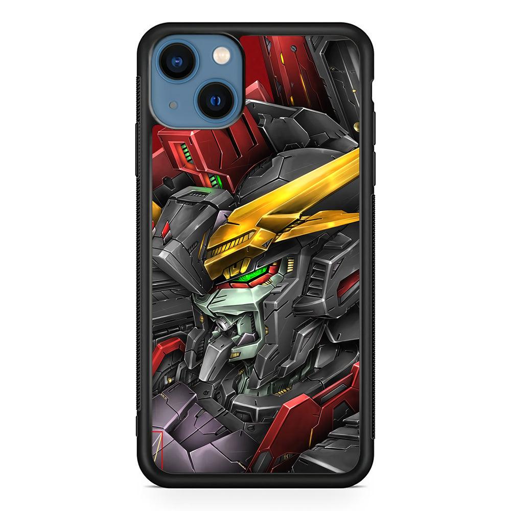 Robot -Transformation of The Machine- iPhone 14 Case-Rubber Black (2D Case)-Oxvistore