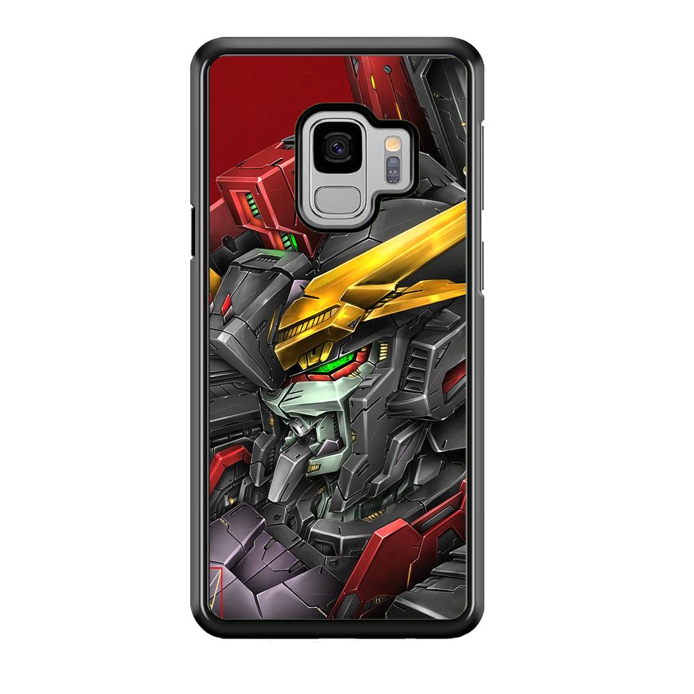 Robot -Transformation of The Machine- Samsung Galaxy S9 Case-Rubber Black (2D Case)-Oxvistore