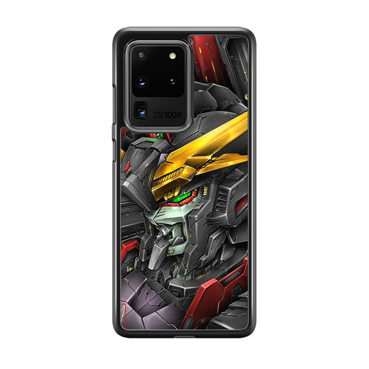 Robot -Transformation of The Machine- Samsung Galaxy S20 Ultra Case-Rubber Black (2D Case)-Oxvistore