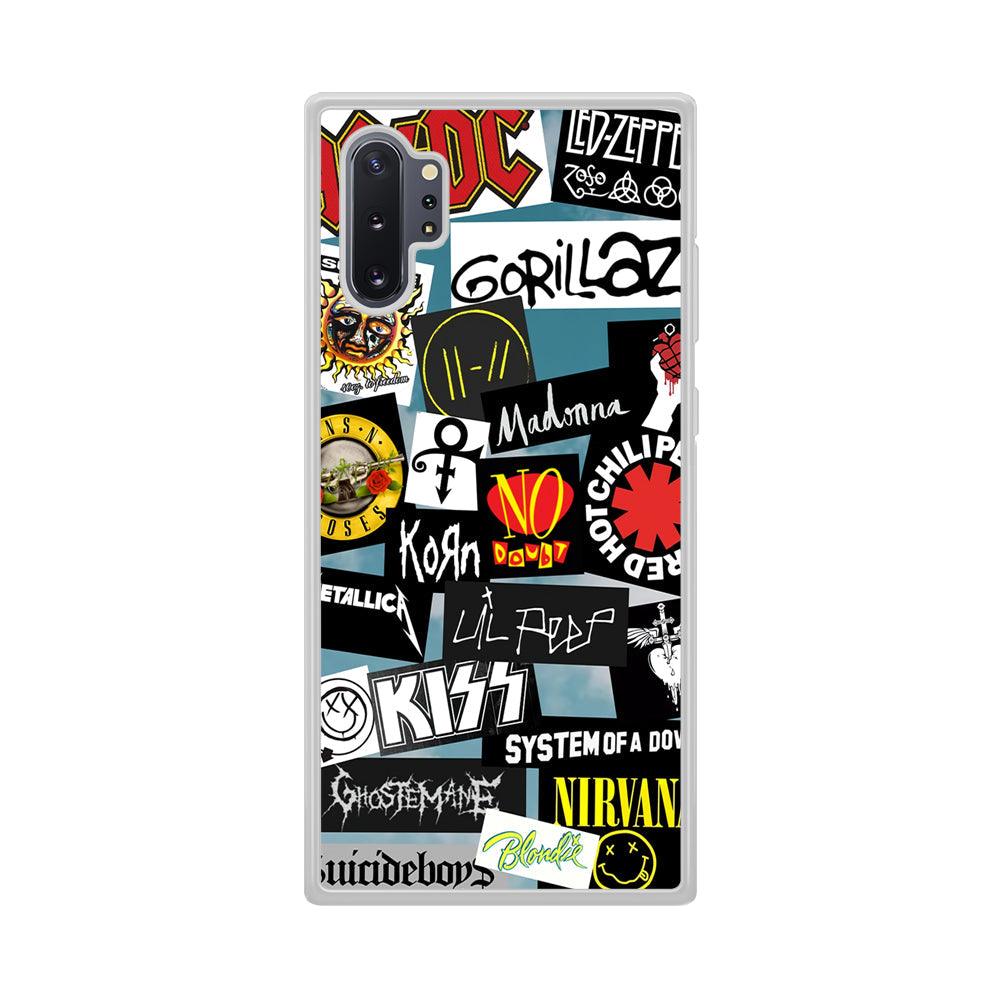 Rock's Band Famous Label Samsung Galaxy Note 10 Plus Case-Oxvistore