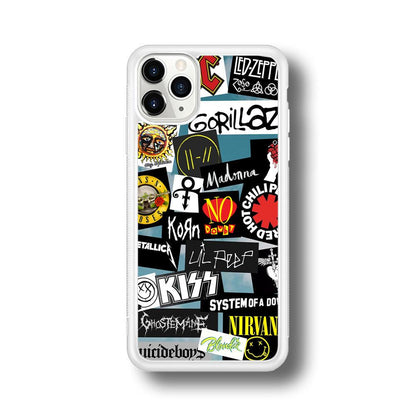 Rock's Band Famous Label iPhone 11 Pro Case-Oxvistore