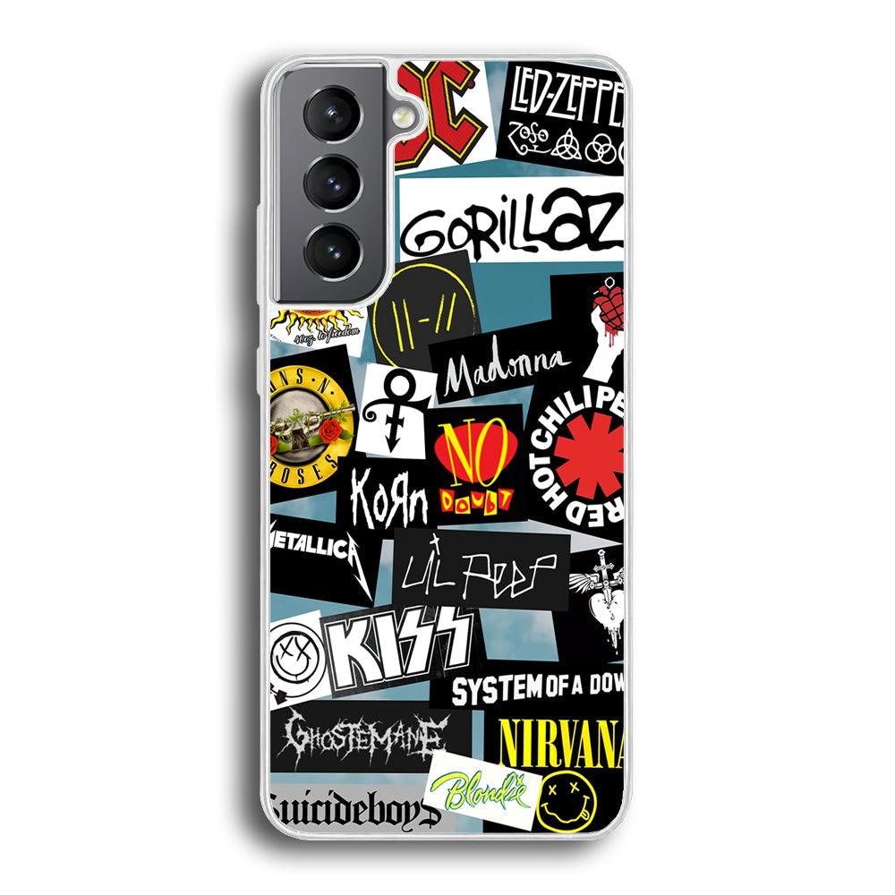 Rock's Band Famous Label Samsung Galaxy S21 Case-Oxvistore