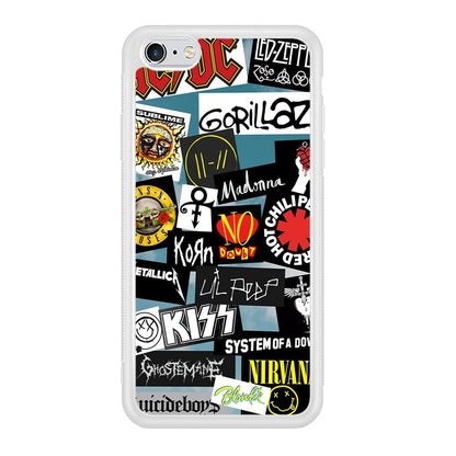 Rock's Band Famous Label iPhone 6 | 6s Case-Oxvistore