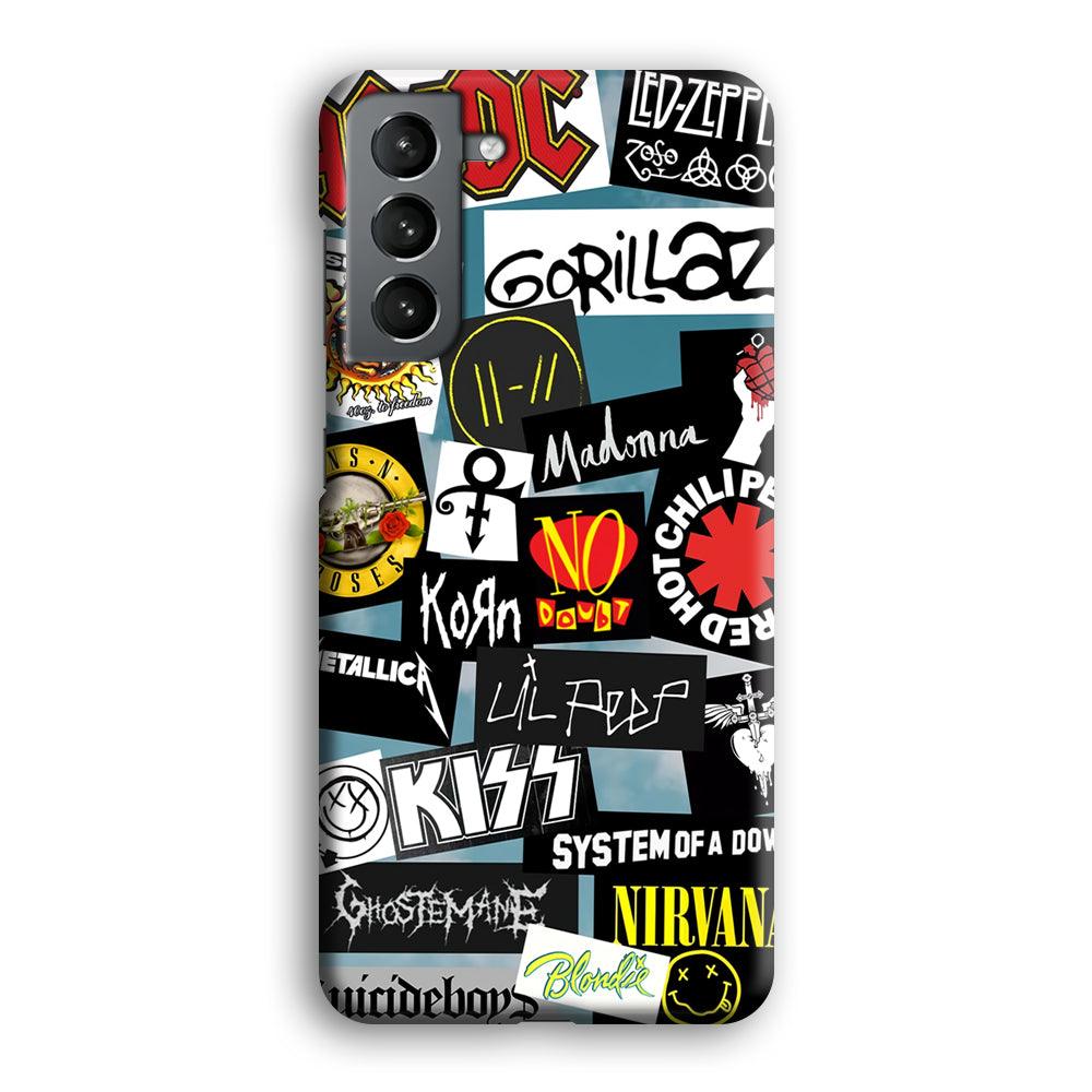 Rock's Band Famous Label Samsung Galaxy S21 Case-Oxvistore