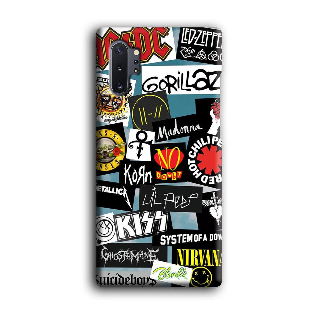 Rock's Band Famous Label Samsung Galaxy Note 10 Plus Case-Oxvistore