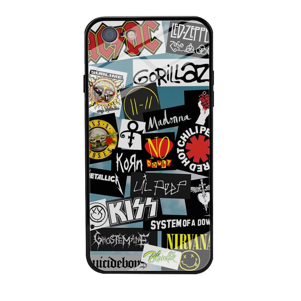 Rock's Band Famous Label iPhone 6 | 6s Case-Oxvistore