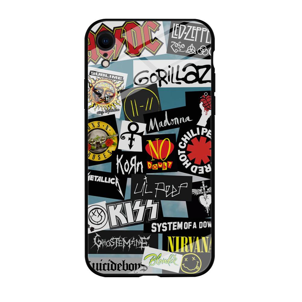 Rock's Band Famous Label iPhone XR Case-Oxvistore