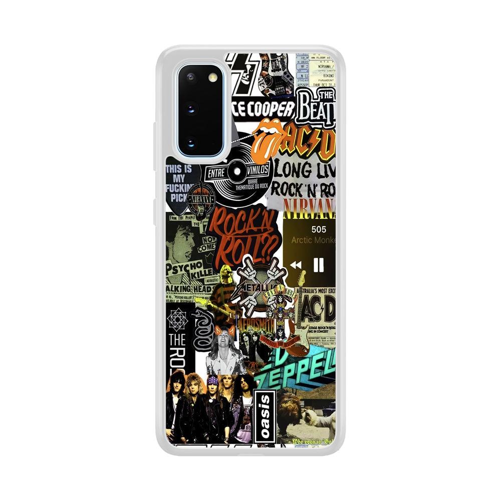 Rock's Band Historical Touch Collage Samsung Galaxy S20 Case-Oxvistore