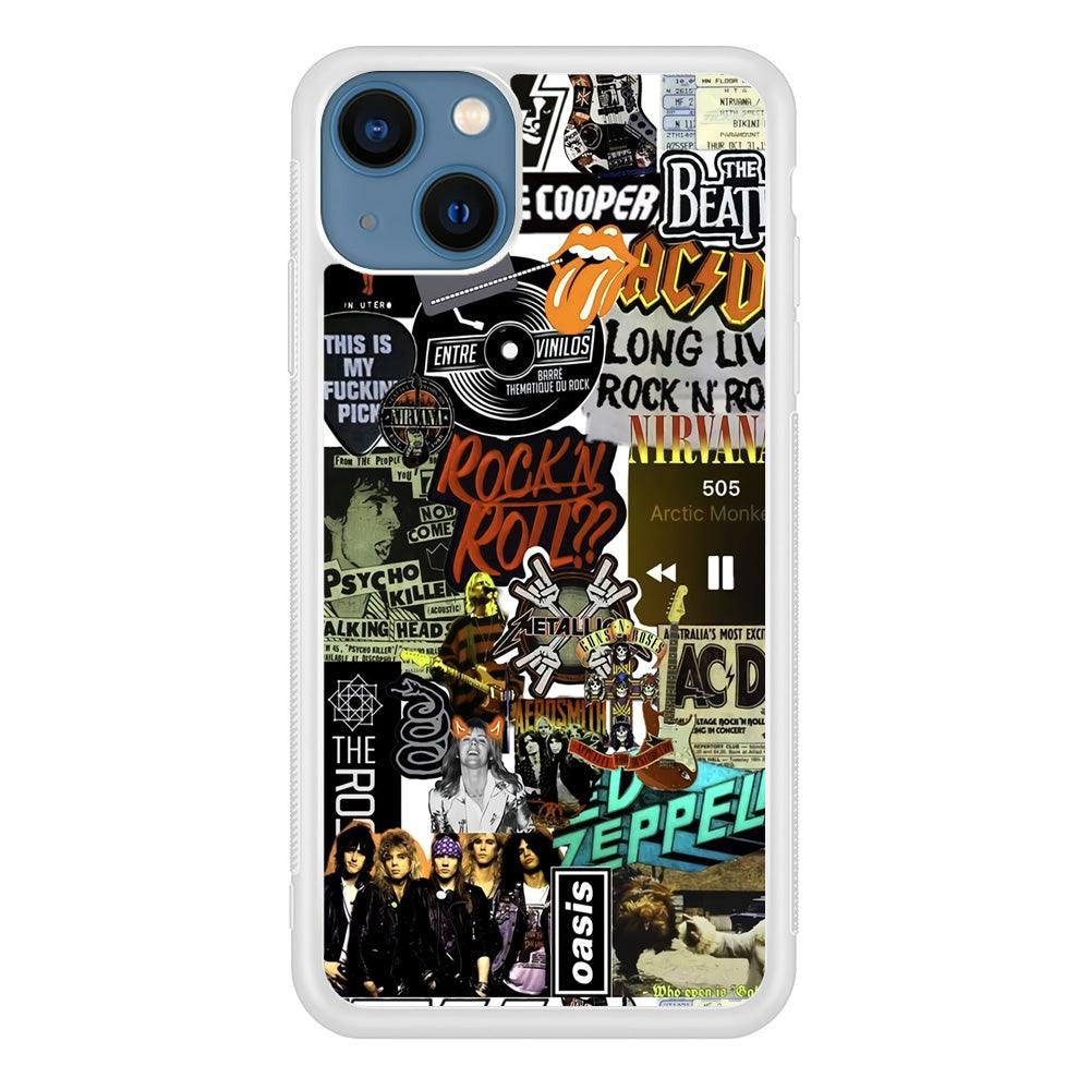 Rock's Band Historical Touch Collage iPhone 13 Case-Oxvistore