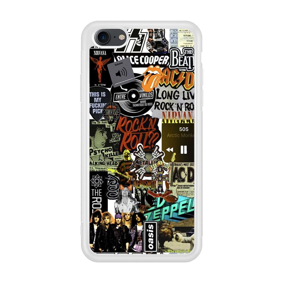 Rock's Band Historical Touch Collage iPhone 8 Case-Oxvistore