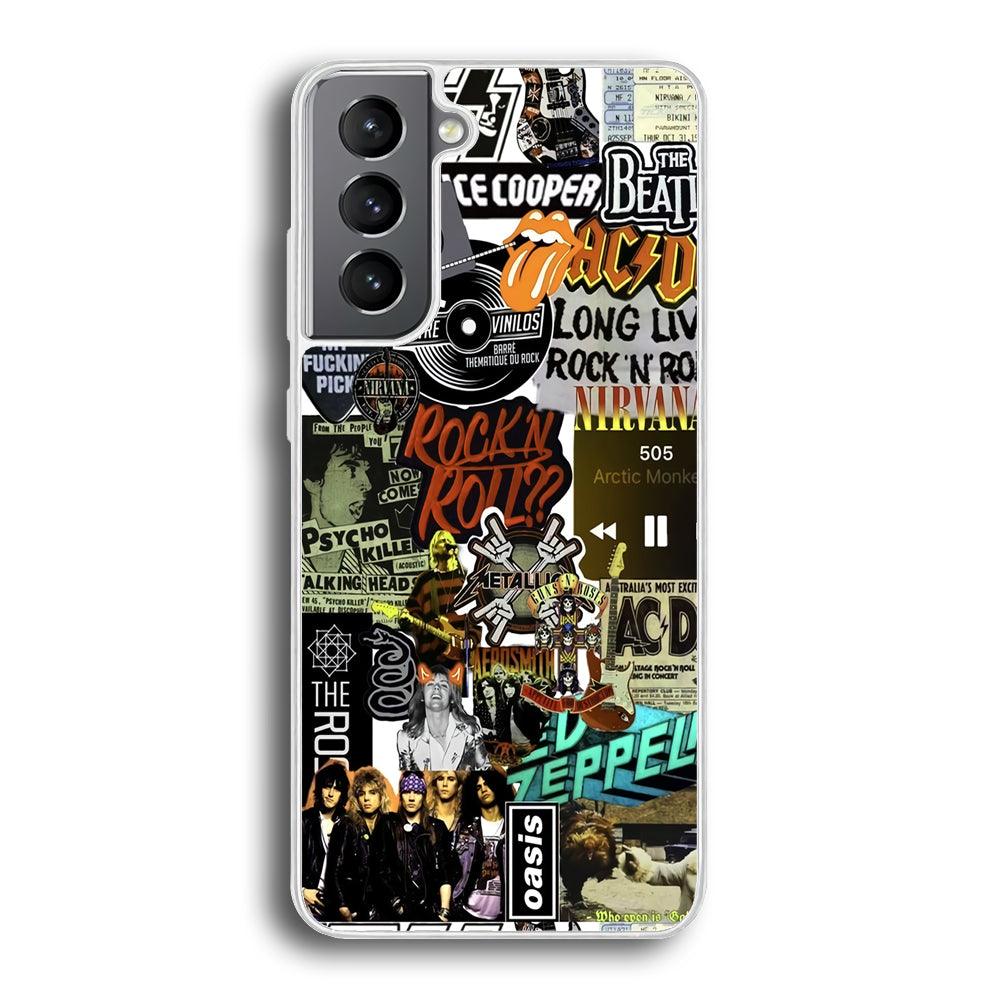 Rock's Band Historical Touch Collage Samsung Galaxy S21 Case-Oxvistore