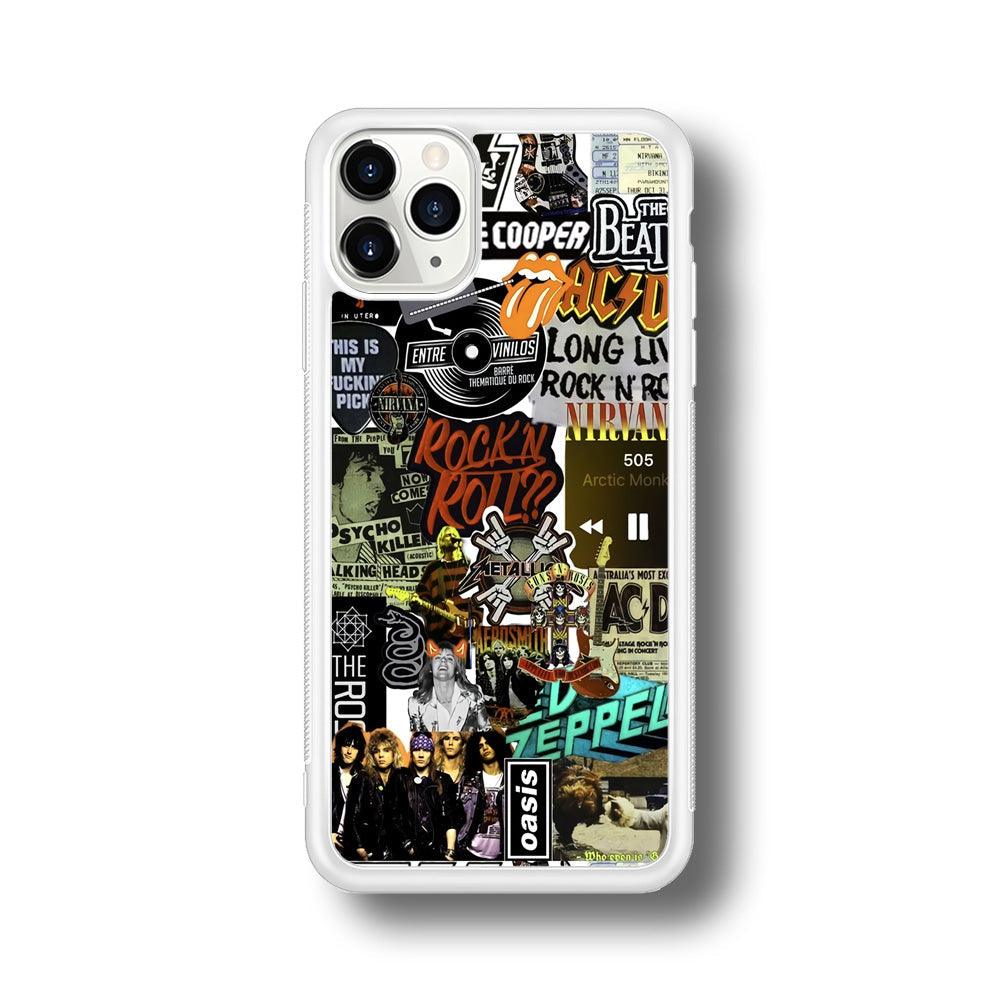 Rock's Band Historical Touch Collage iPhone 11 Pro Case-Oxvistore