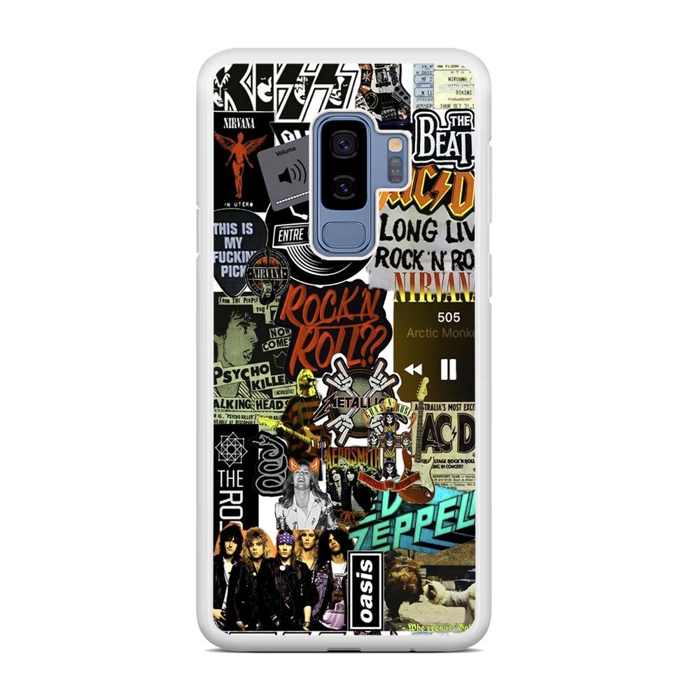 Rock's Band Historical Touch Collage Samsung Galaxy S9 Plus Case-Oxvistore