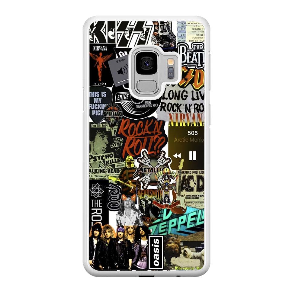 Rock's Band Historical Touch Collage Samsung Galaxy S9 Case-Oxvistore