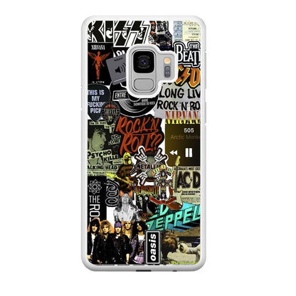 Rock's Band Historical Touch Collage Samsung Galaxy S9 Case-Oxvistore