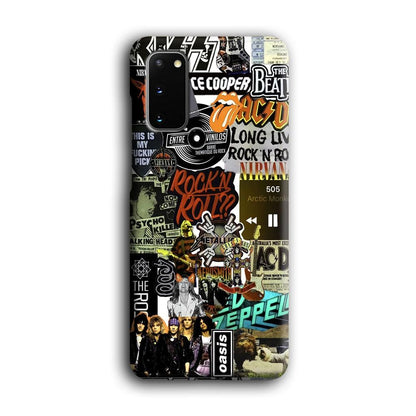 Rock's Band Historical Touch Collage Samsung Galaxy S20 Case-Oxvistore