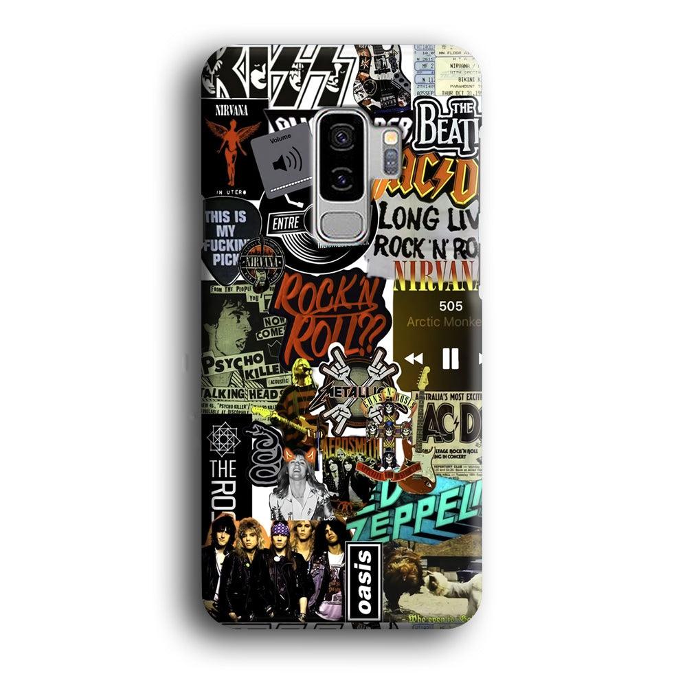 Rock's Band Historical Touch Collage Samsung Galaxy S9 Plus Case-Oxvistore