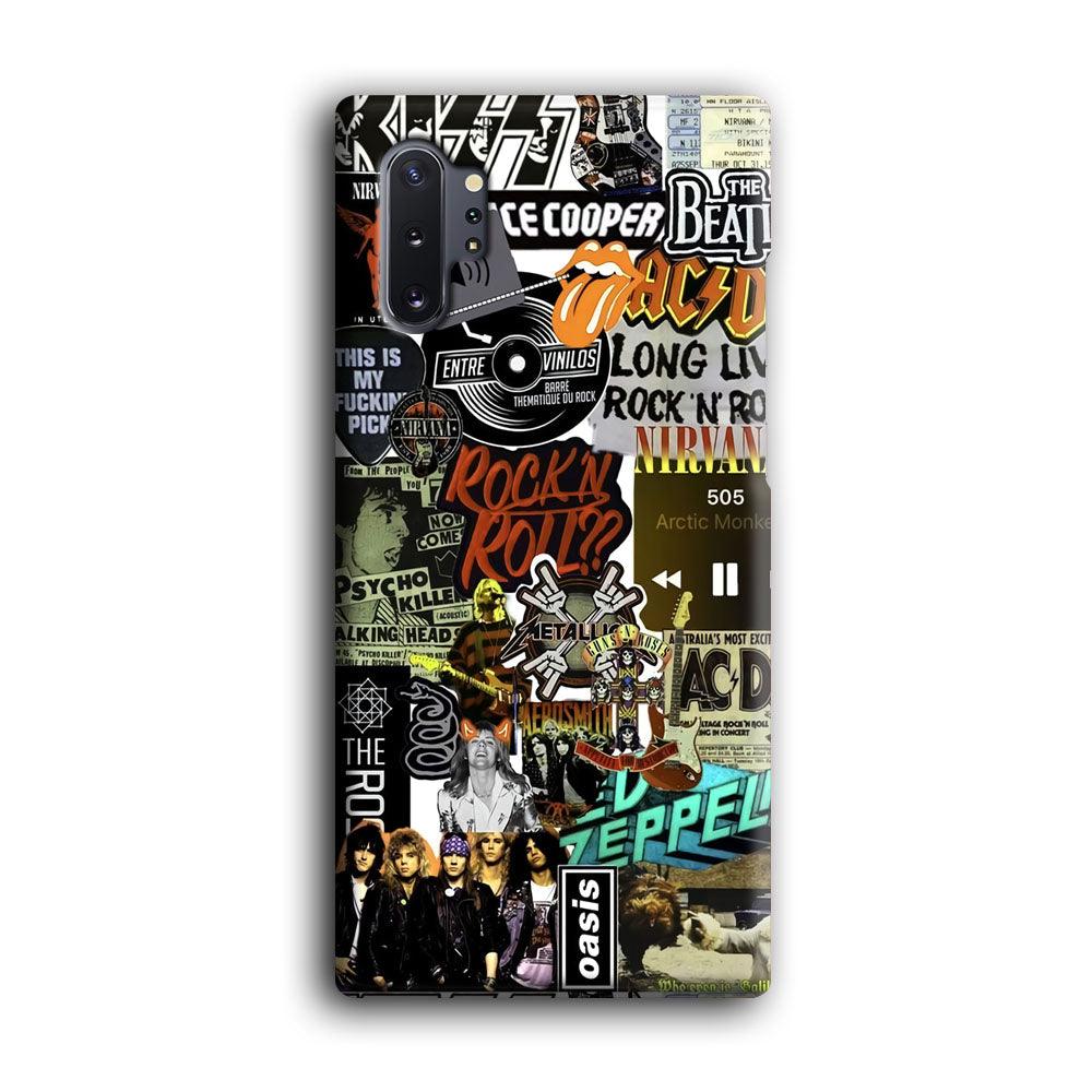 Rock's Band Historical Touch Collage Samsung Galaxy Note 10 Plus Case-Oxvistore