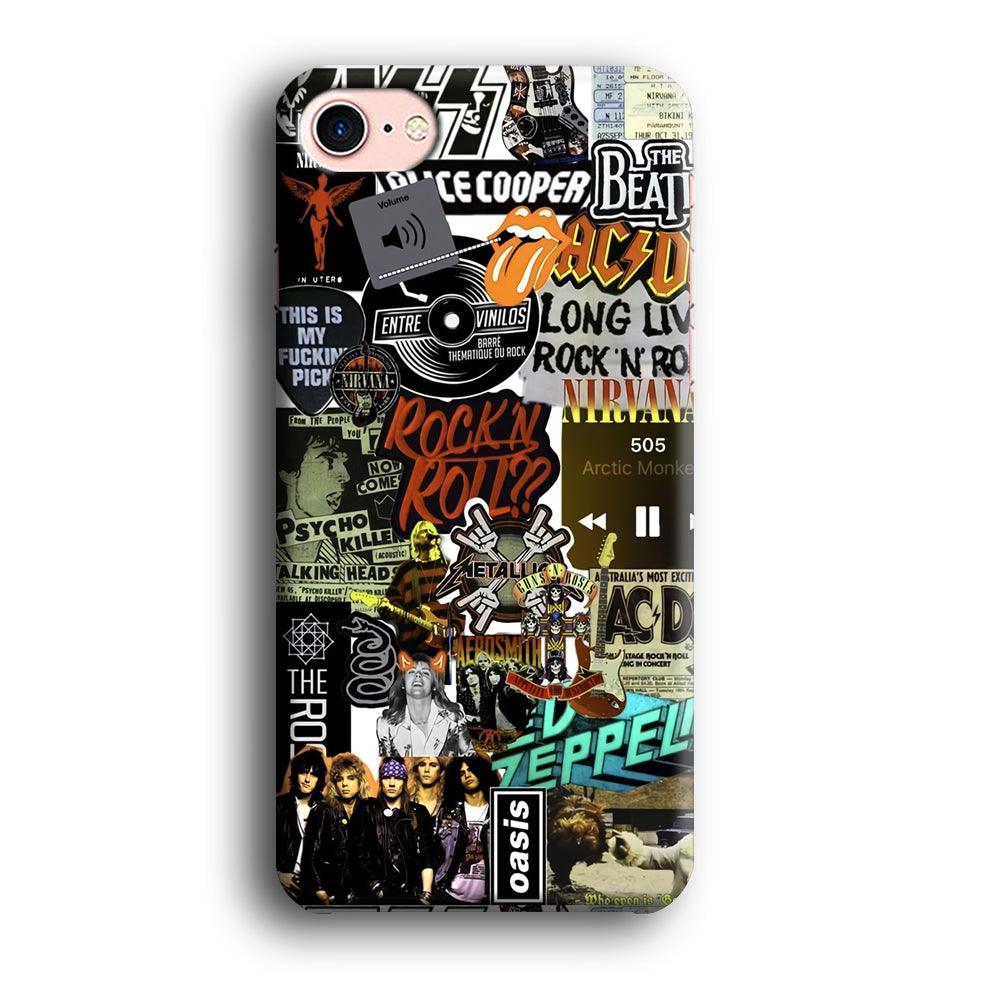 Rock's Band Historical Touch Collage iPhone 8 Case-Oxvistore