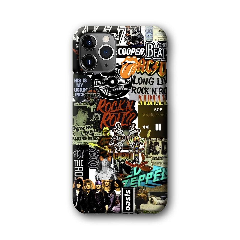 Rock's Band Historical Touch Collage iPhone 11 Pro Case-Oxvistore