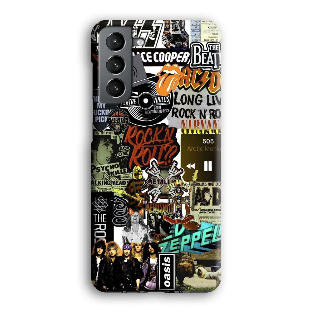 Rock's Band Historical Touch Collage Samsung Galaxy S21 Case-Oxvistore