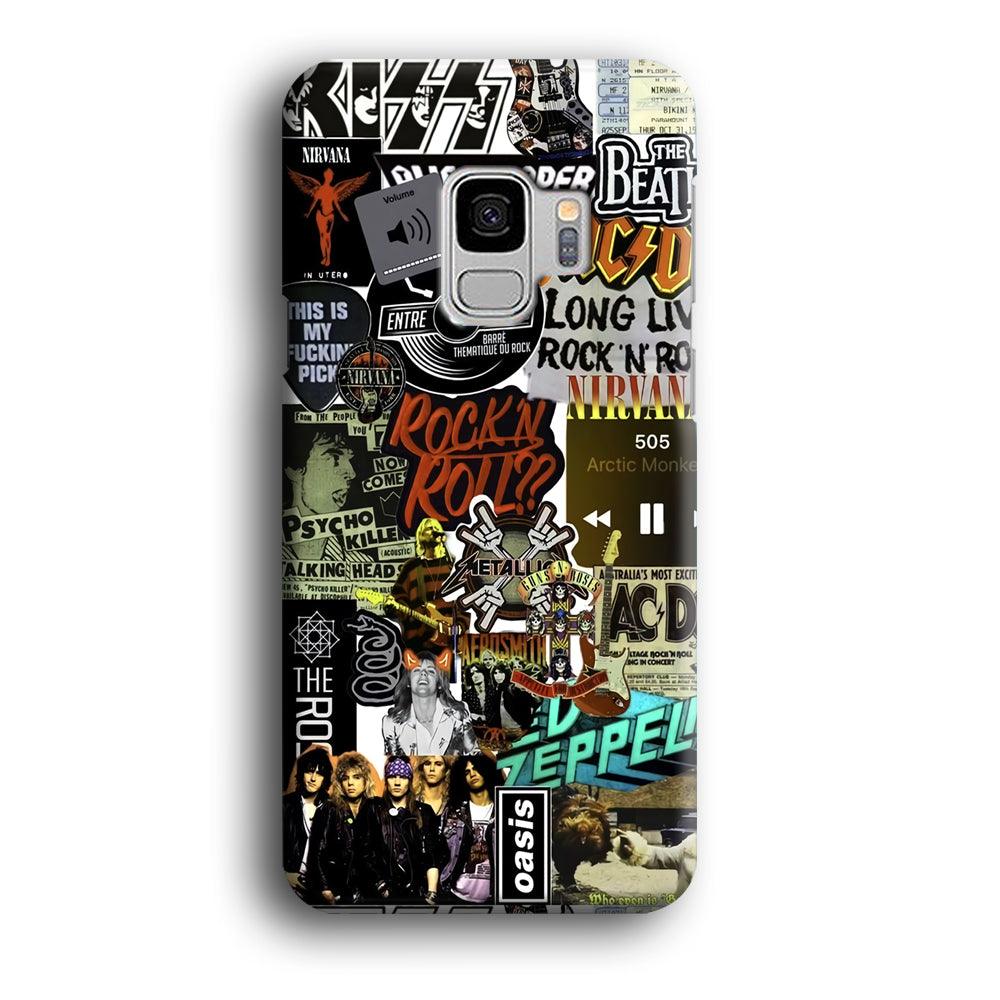 Rock's Band Historical Touch Collage Samsung Galaxy S9 Case-Oxvistore