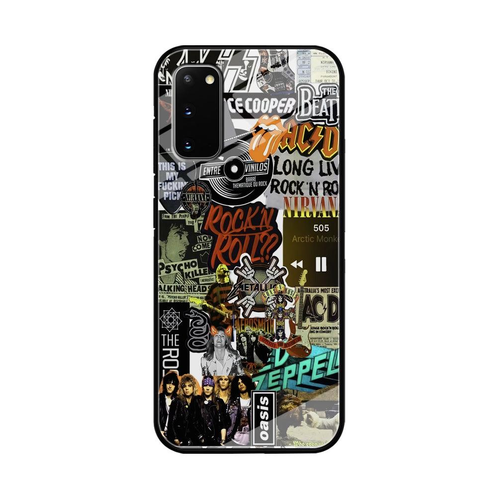 Rock's Band Historical Touch Collage Samsung Galaxy S20 Case-Oxvistore