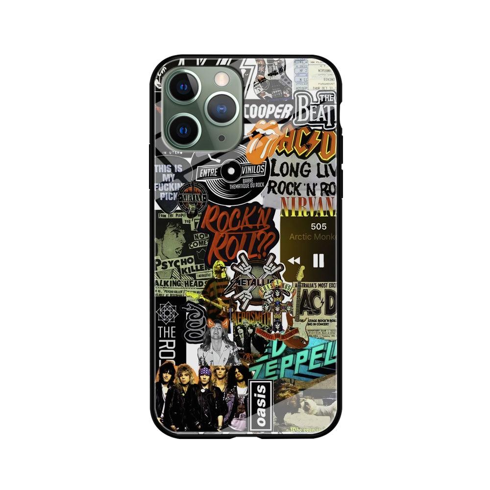 Rock's Band Historical Touch Collage iPhone 11 Pro Case-Oxvistore