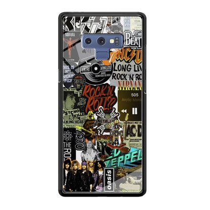 Rock's Band Historical Touch Collage Samsung Galaxy Note 9 Case-Oxvistore