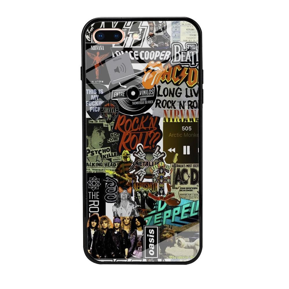 Rock's Band Historical Touch Collage iPhone 7 Plus Case-Oxvistore