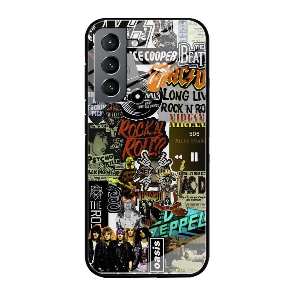 Rock's Band Historical Touch Collage Samsung Galaxy S21 Case-Oxvistore