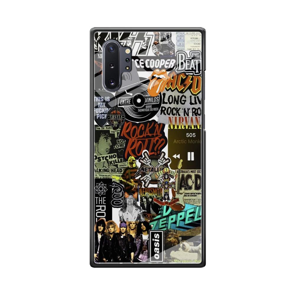 Rock's Band Historical Touch Collage Samsung Galaxy Note 10 Plus Case-Oxvistore