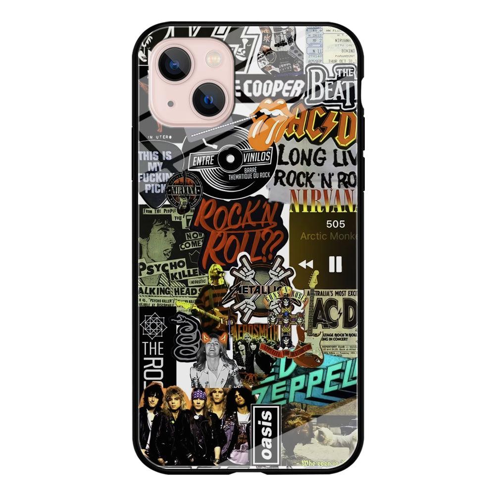 Rock's Band Historical Touch Collage iPhone 13 Case-Oxvistore