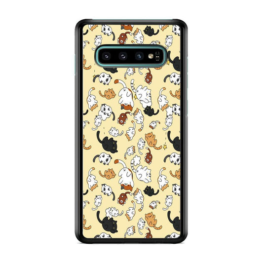 Roll Over and Have Fun Samsung Galaxy S10 Case-Rubber Black (2D Case)-Oxvistore