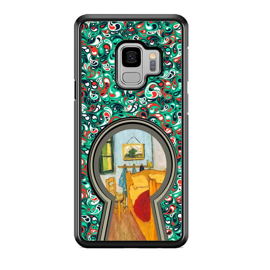 Room Patern Touch Samsung Galaxy S9 Case-Rubber Black (2D Case)-Oxvistore