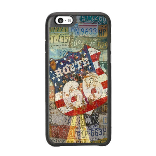 Route 66 Classic Plate iPhone 6 Plus | 6s Plus Case-3D Case-Oxvistore