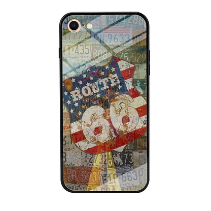 Route 66 Classic Plate iPhone 8 Case-Oxvistore