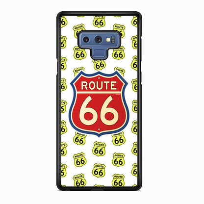 Route 66 Yellow Patern Samsung Galaxy Note 9 Case-Oxvistore