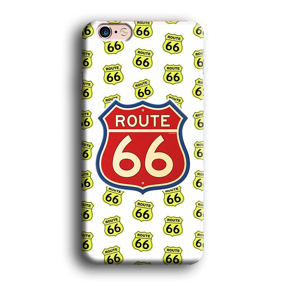 Route 66 Yellow Patern iPhone 6 | 6s Case-Oxvistore