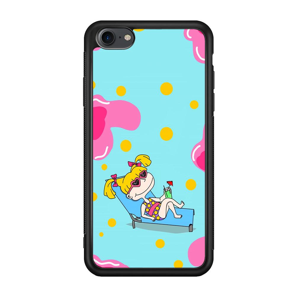 Rugrats Angelica Sunbathing iPhone 8 Case-Oxvistore