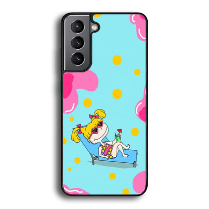 Rugrats Angelica Sunbathing Samsung Galaxy S21 Plus Case-Oxvistore