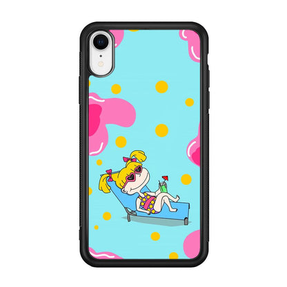 Rugrats Angelica Sunbathing iPhone XR Case-Oxvistore