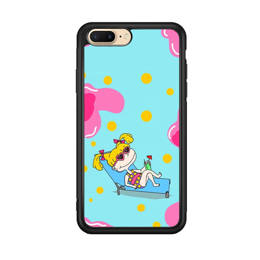 Rugrats Angelica Sunbathing iPhone 8 Plus Case-Oxvistore