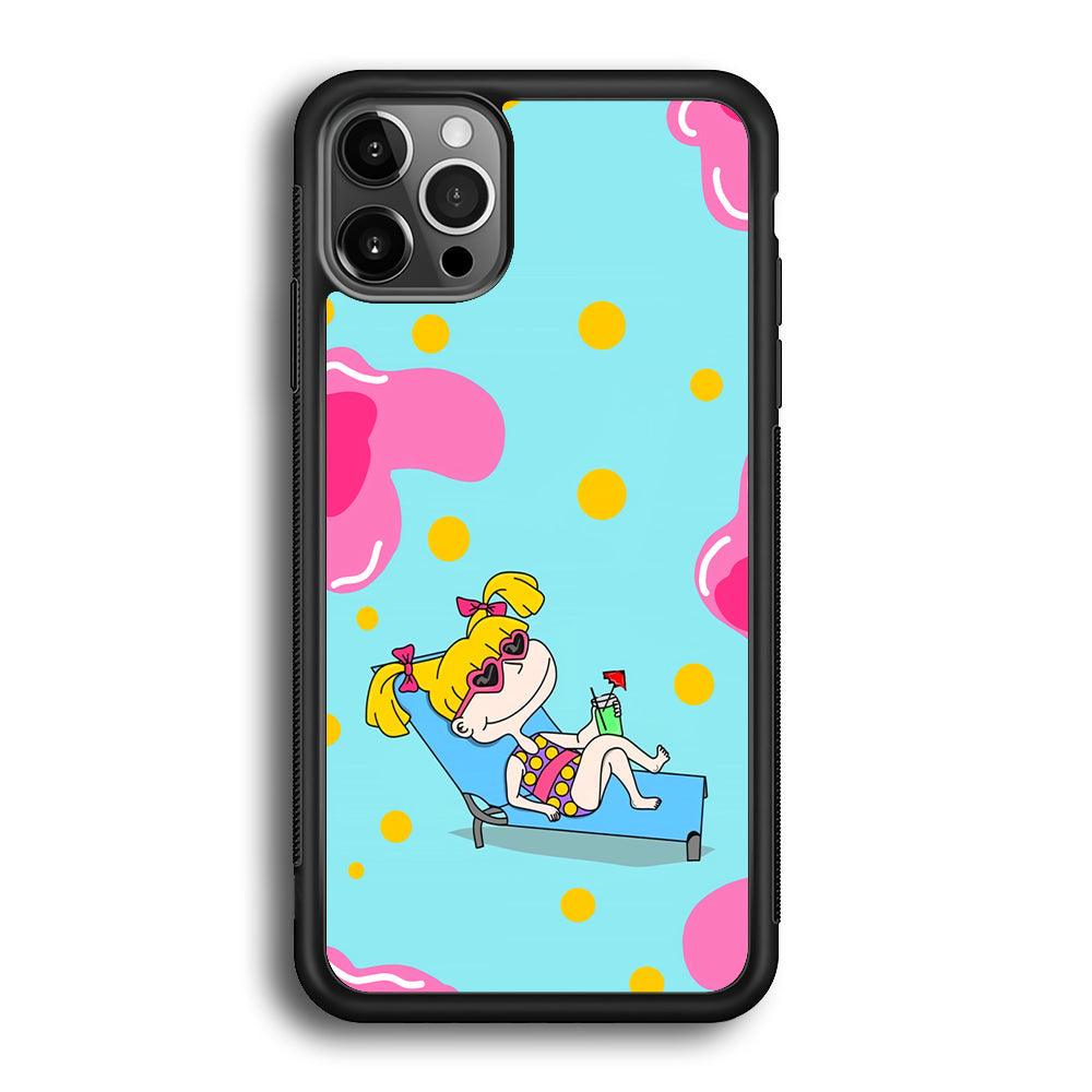 Rugrats Angelica Sunbathing iPhone 12 Pro Max Case-Oxvistore