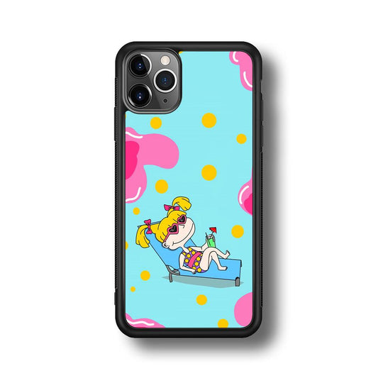 Rugrats Angelica Sunbathing iPhone 11 Pro Case-Oxvistore